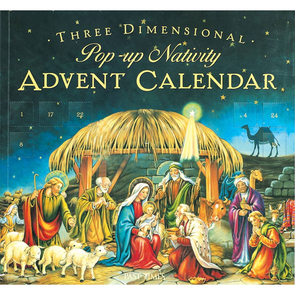 Christmas Advent Calendar for Kids - 3D Nativity Pop-up
