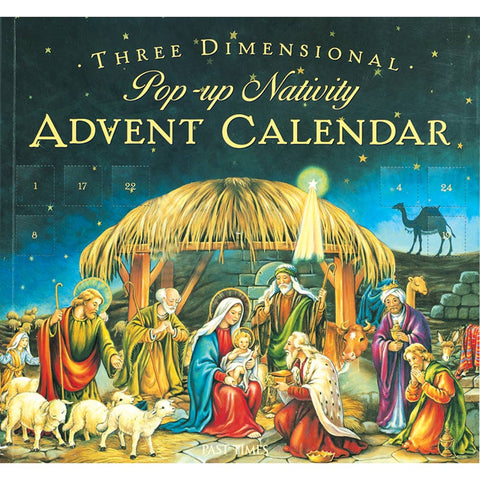 Christmas Advent Calendar for Kids - 3D Nativity Pop-up