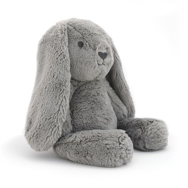 Side view of Cute stuffed animal bunny for Easter.