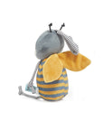 Back view of Spring toys for kids. Buzzbee the bee.