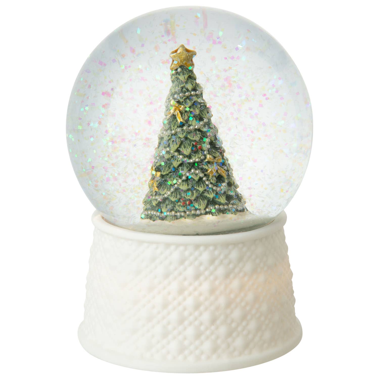 Beautiful Christmas Home Decor. Christmas Tree Snow Globe