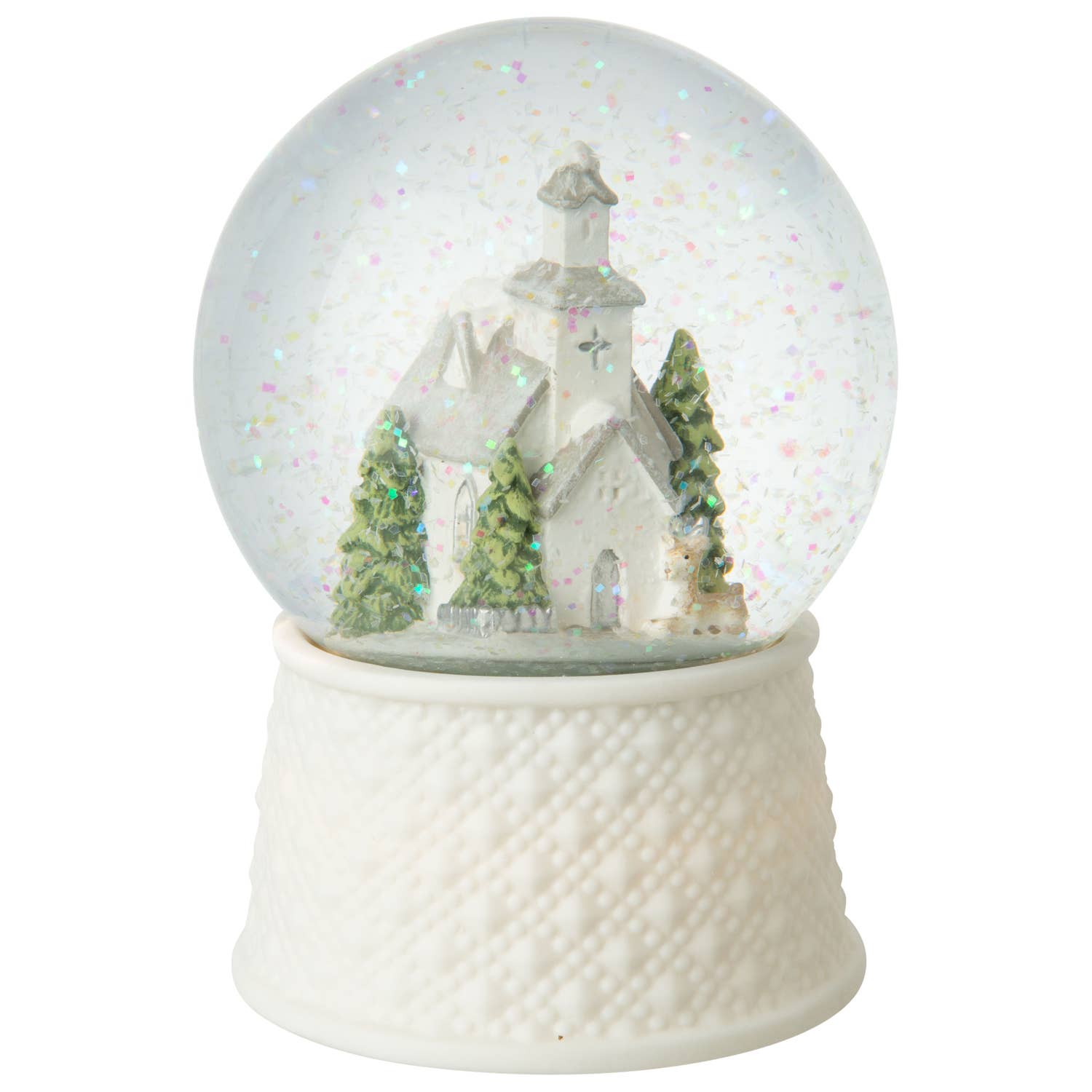 Beautiful Ideas for Christmas Home Decor. Winter church Snow Globe
