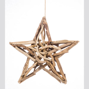 Christmas Decor at Home: Hanging Driftwood Star