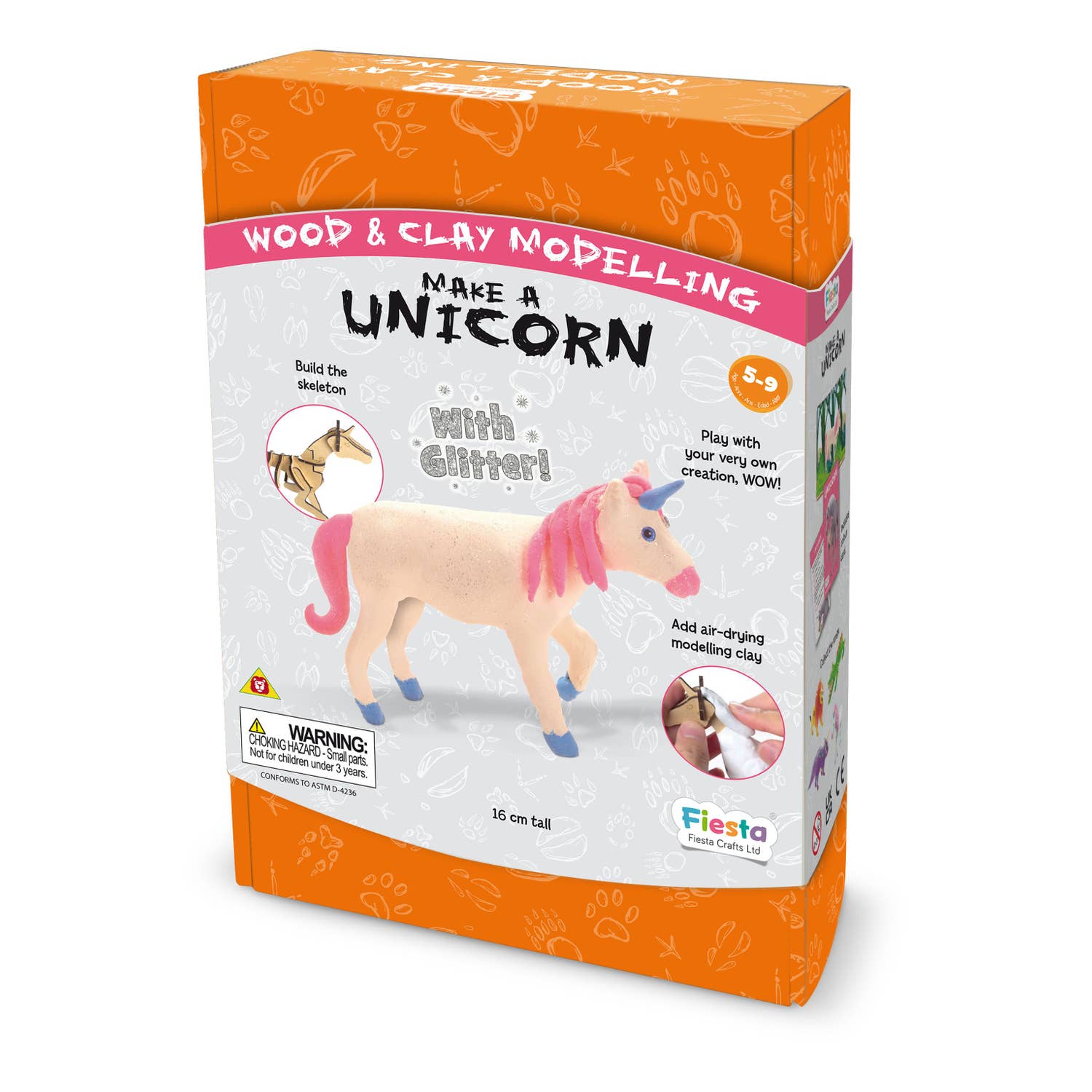 Girls Christmas Gifts: Make-A-Unicorn - Wood and Clay Kit