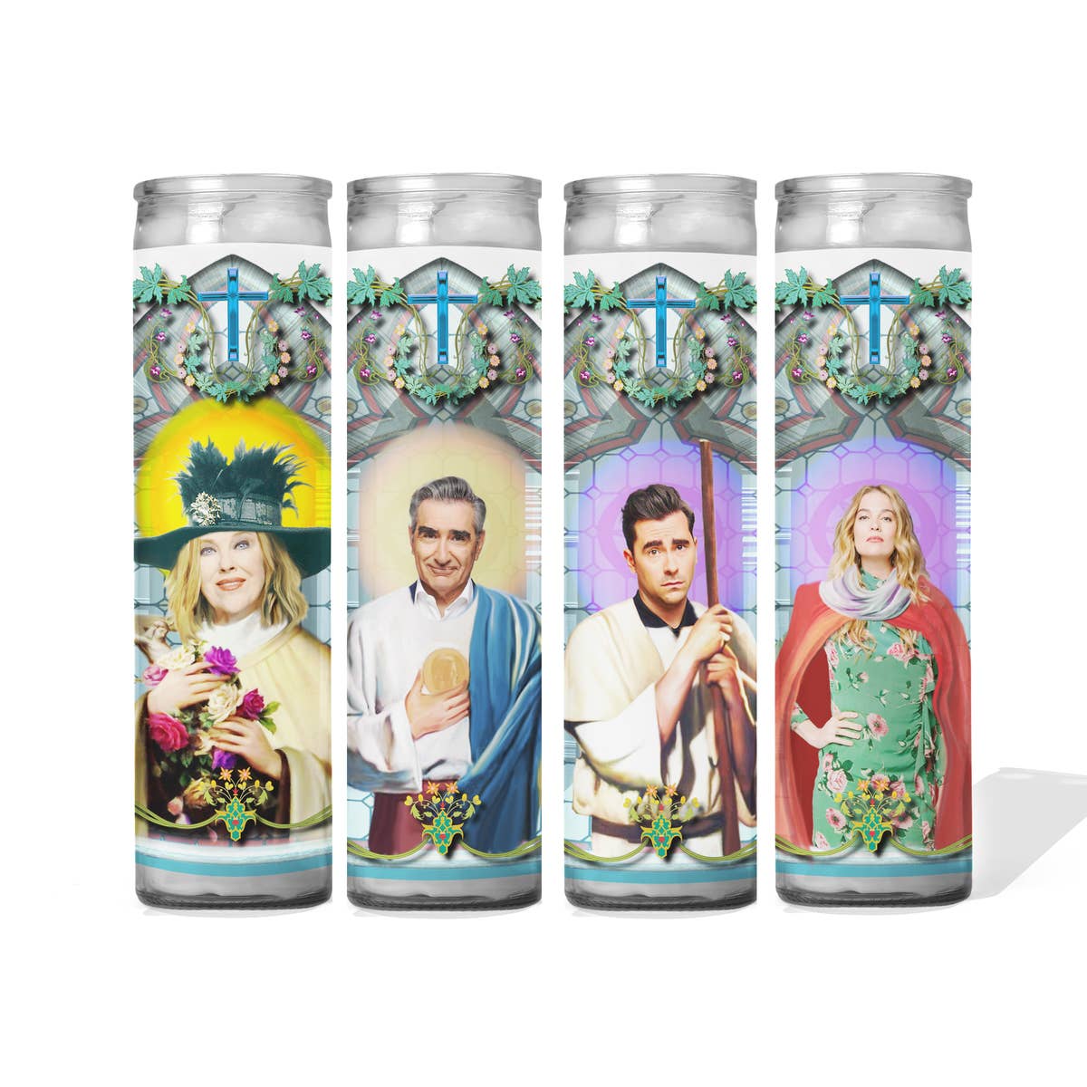 Perfect gift for Schitt's Creek fans. Schitt's Creek prayer candle set.