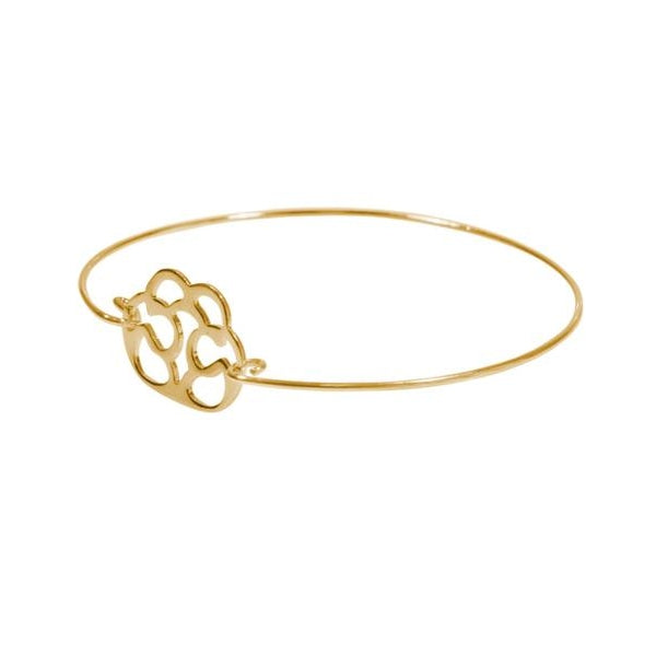 Jewelry with a purpose. Signature bracelet in gold delicate.