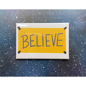 Ted Lasso "Believe" magnet.