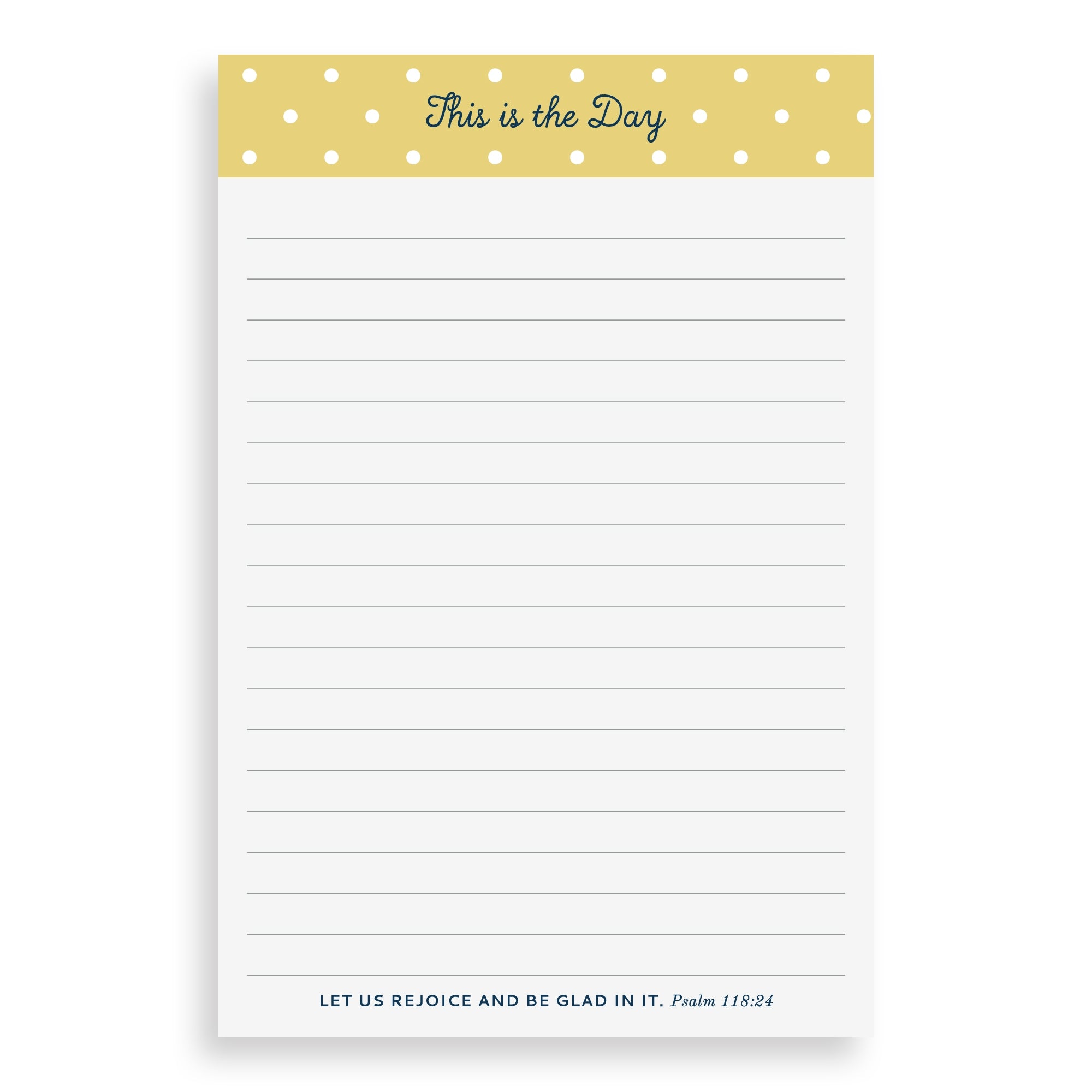 Cute stationary notepad with scripture.
