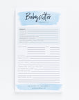 Notepad for babysitters! Leave the information here.