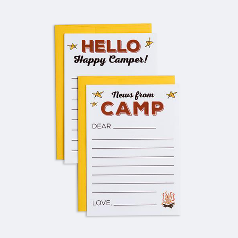 Cute stationary for kids at camp.