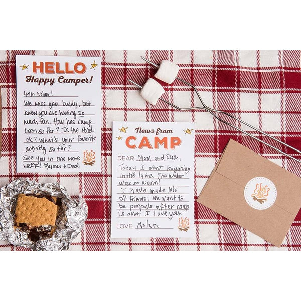 Cute stationery for kids at camp.
