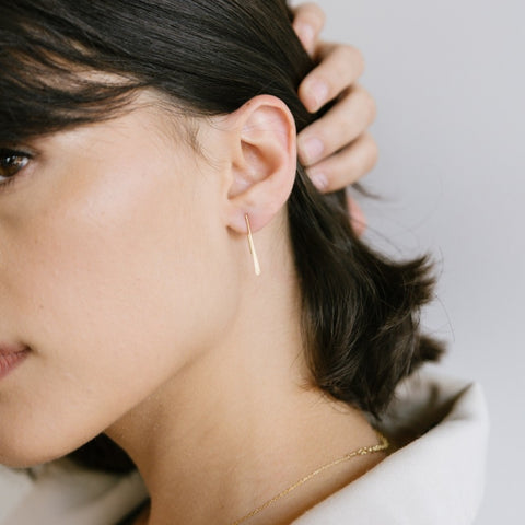 Minimalist Gold Earrings for Women.