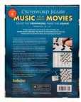 Part jigsaw puzzle part crossword puzzle. Back of box shown.