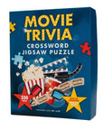 Part jigsaw puzzle part crossword. Movie Trivia theme puzzle.