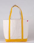 Perfect beach tote. Marigold and natural.