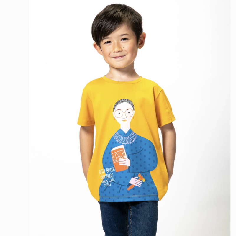 RBG t shirt for kids on boy.