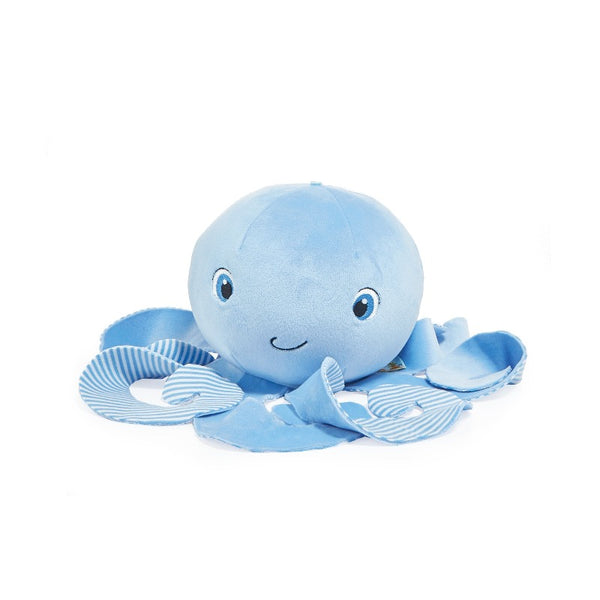 Cute sea animal plush toys in Chiquito Ocho octopus with curly legs.