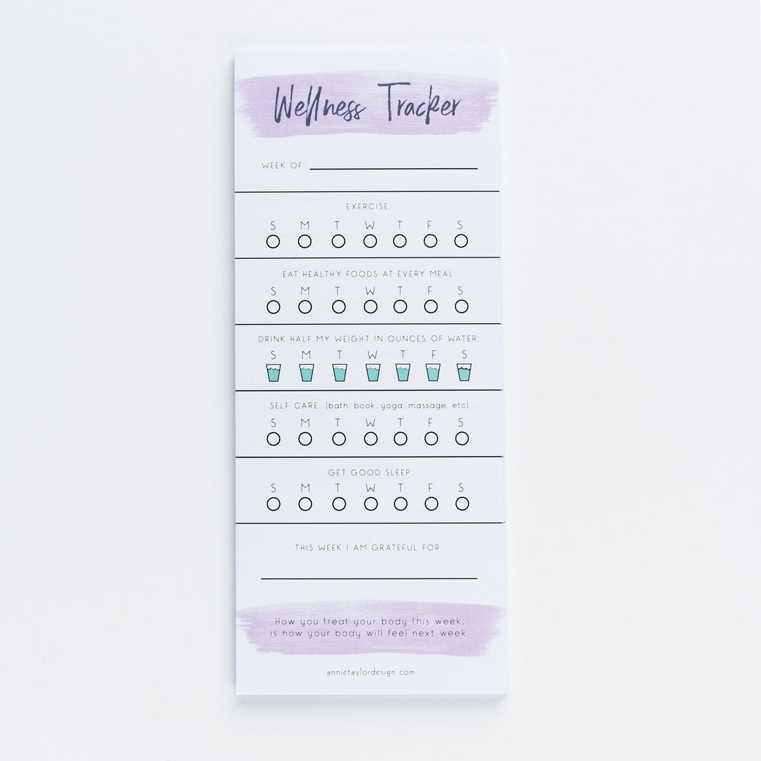 ways to track your goals. - cute notepad