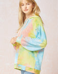 Tie Dye Hooded Pullover