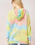 Tie Dye Hooded Pullover