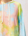 Tie Dye Hooded Pullover